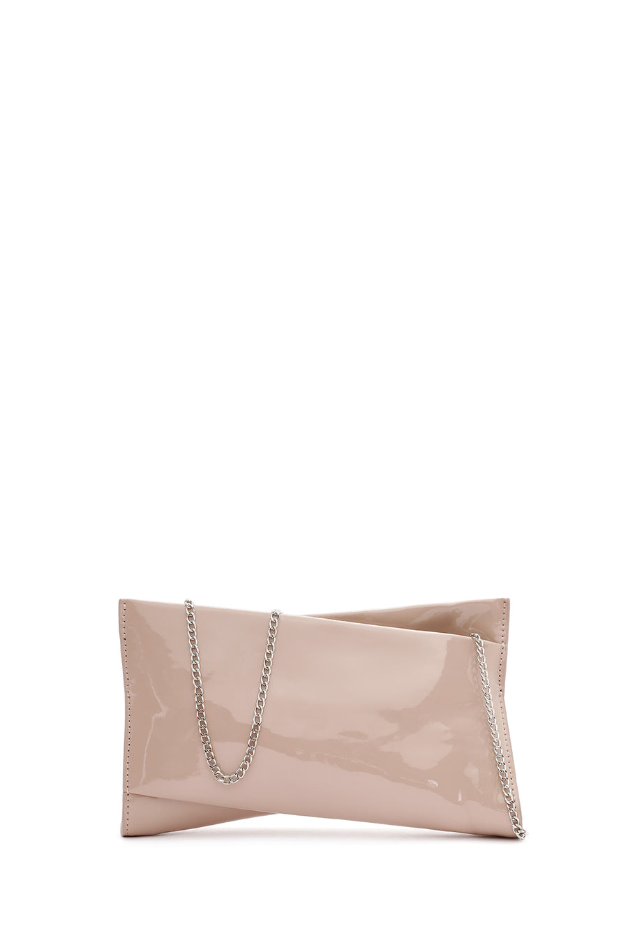 Women's Beige Chain Strap Clutch Bag 24WBD289016 | Derimod