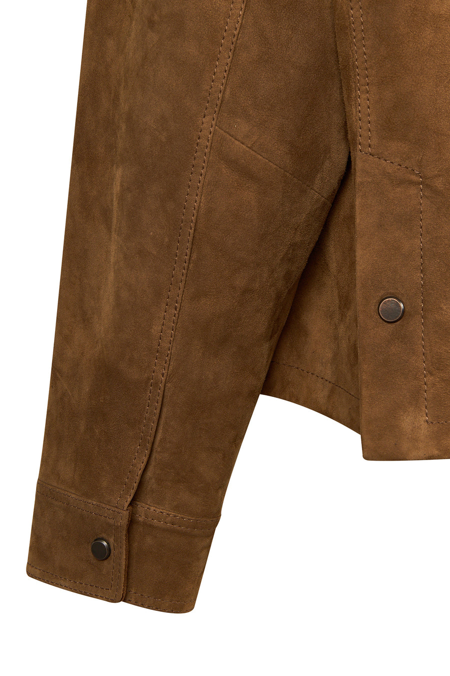 Freedom Woman Camel Oversize Suede Leather Jacket