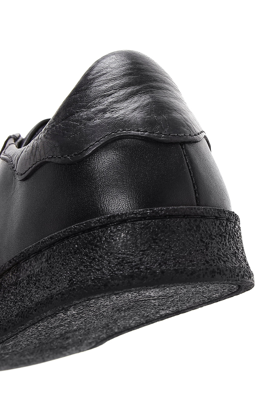 Erkek Siyah Deri Sneaker