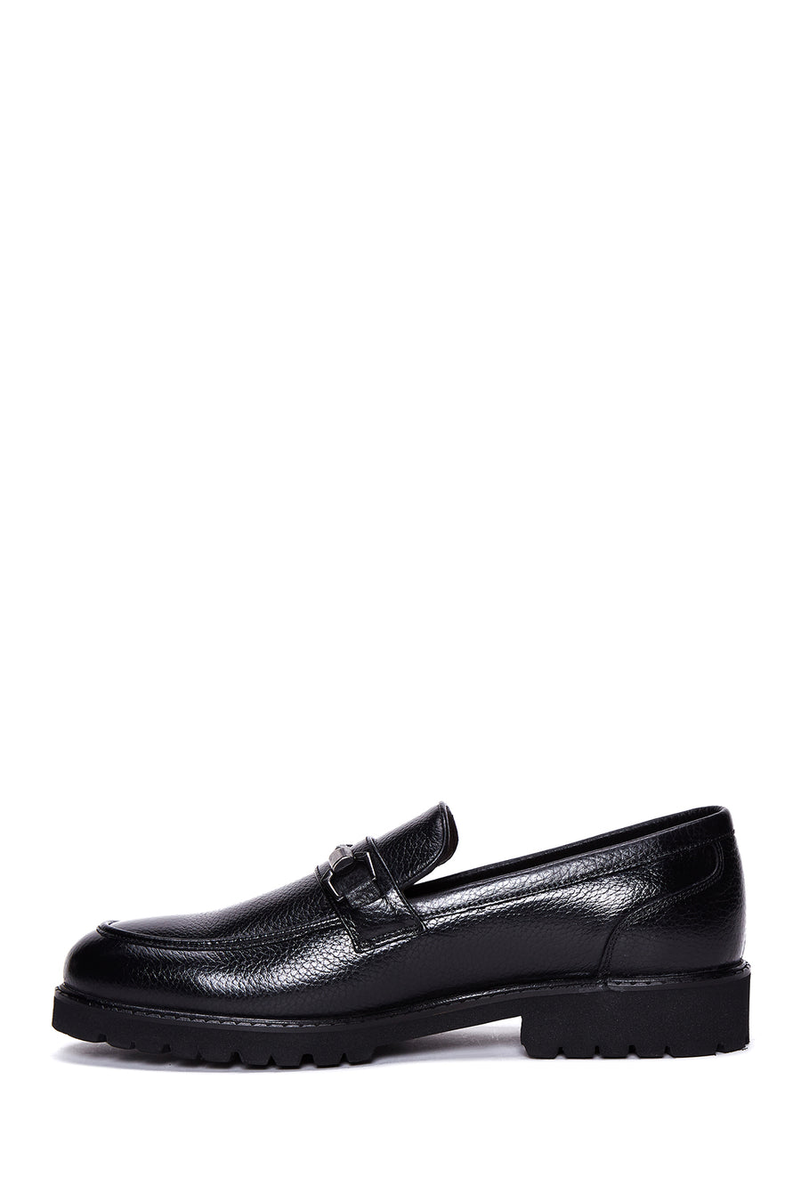 Men's Leather Buckle Loafer