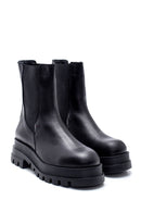 Women's Leather Thick Soled Chelsea Boots | Derimod