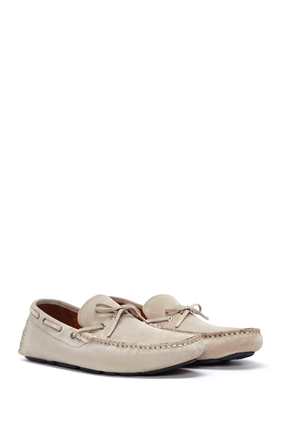 Erkek Vizon Süet Deri Casual Loafer