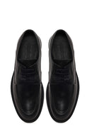 Male Black Lace-up Leather Casual Shoes | Derimod