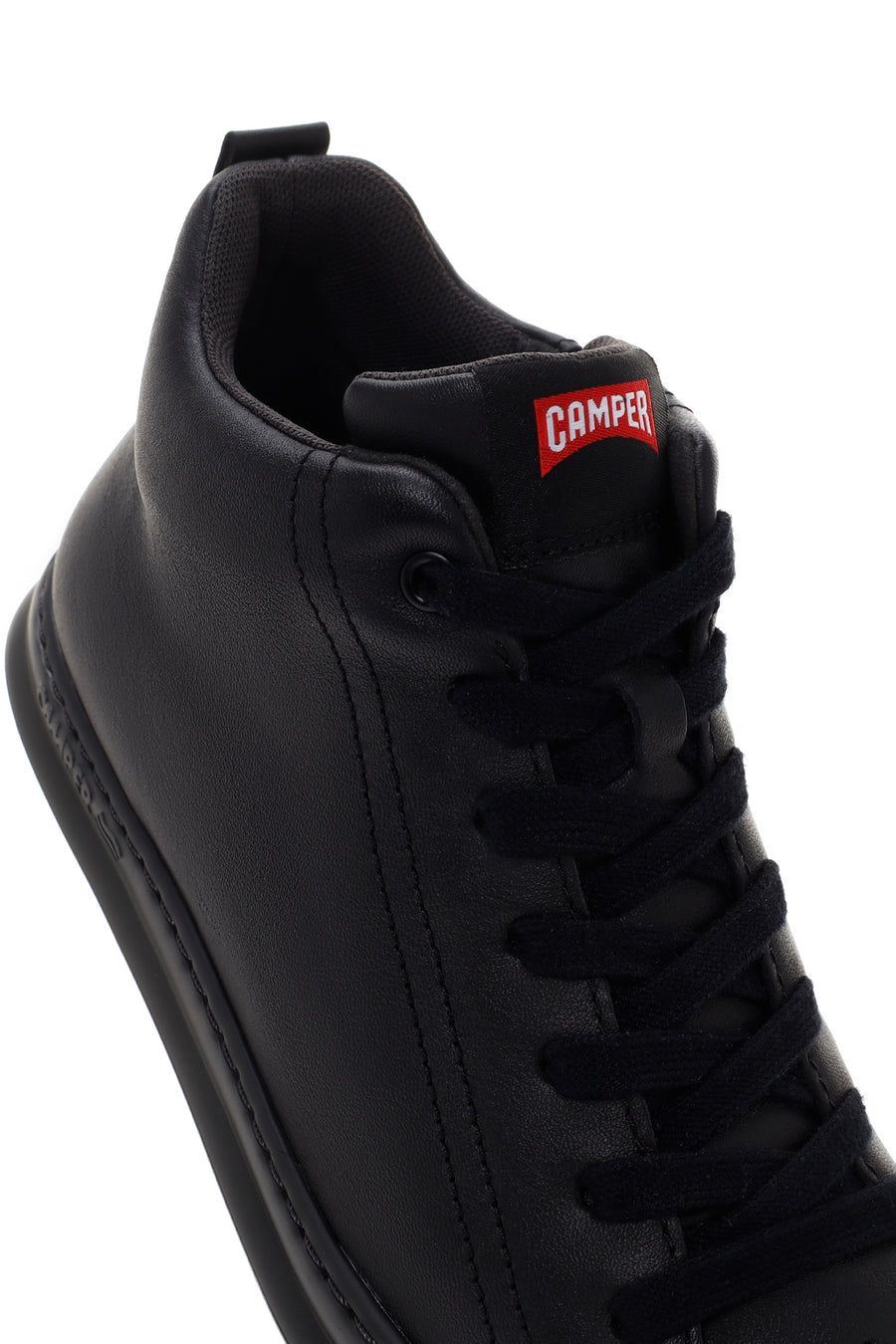 Camper Men's Black Runner Four Leather Sports Boots