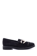Stone Detailed Women's Leather Shoes | Derimod