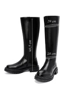 Women's Black Zippered Boots | Derimod