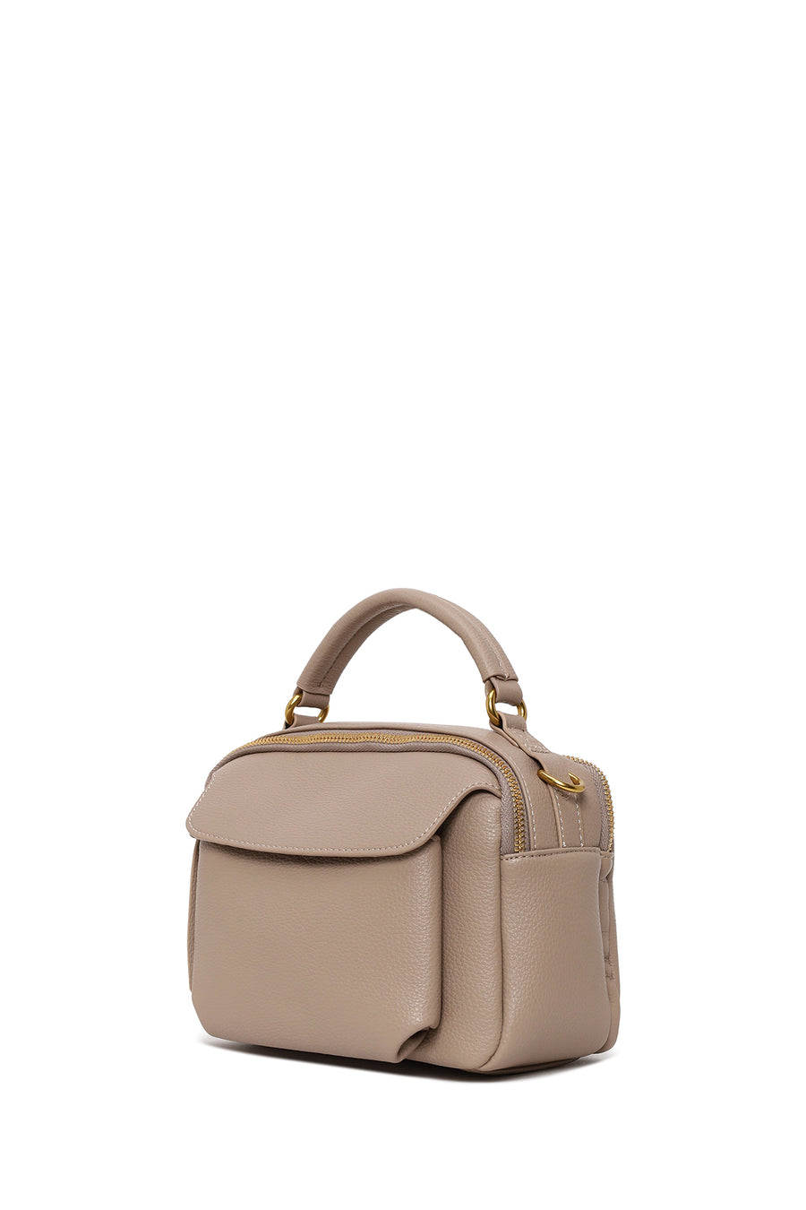 Woman Mink Long-Strap Crossbody Bag
