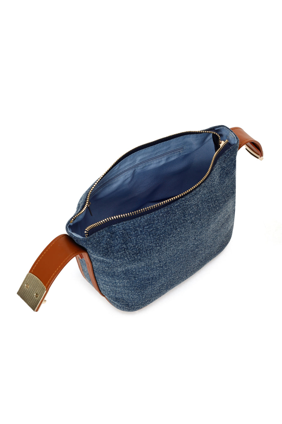 Women's Blue Long Strap Crossbody Bag