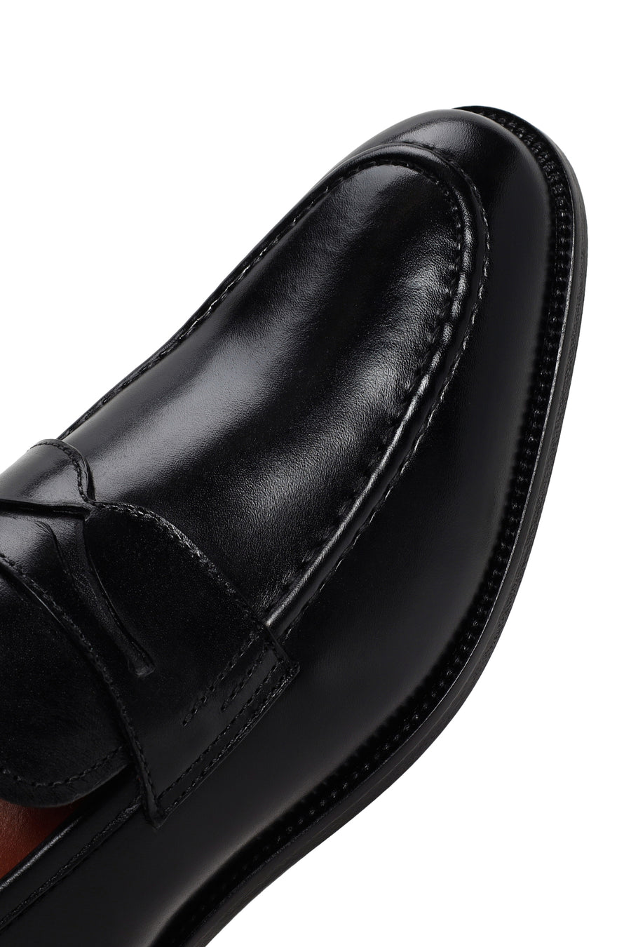 Erkek Siyah Deri Klasik Loafer