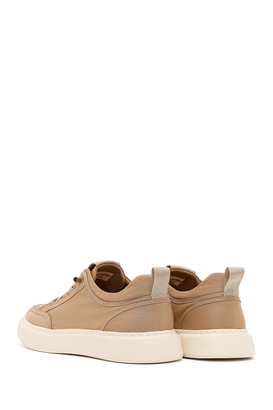 Derimod Zero Erkek Bej Bağcıklı Kumaş Sneaker