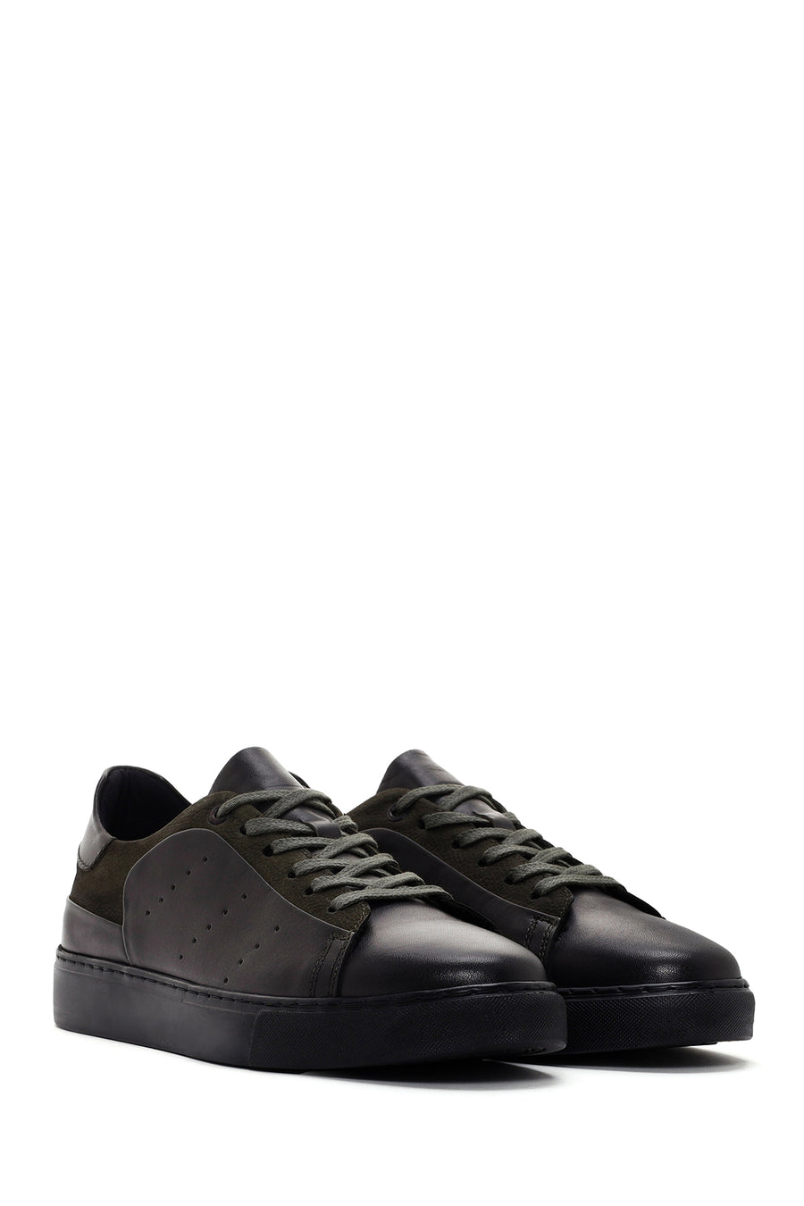 Men's Green Leather Sneaker