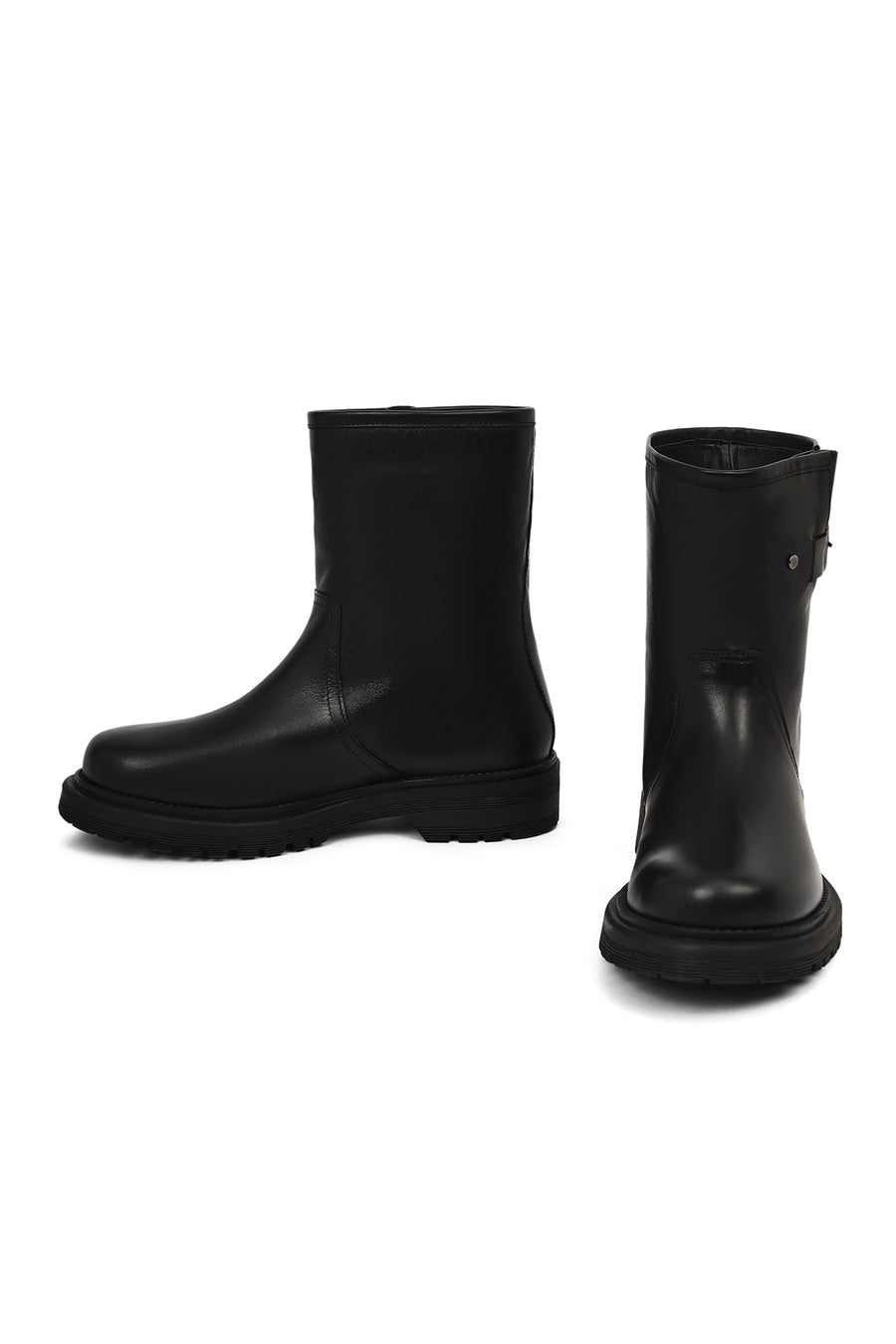 Women's Black Leather Boots