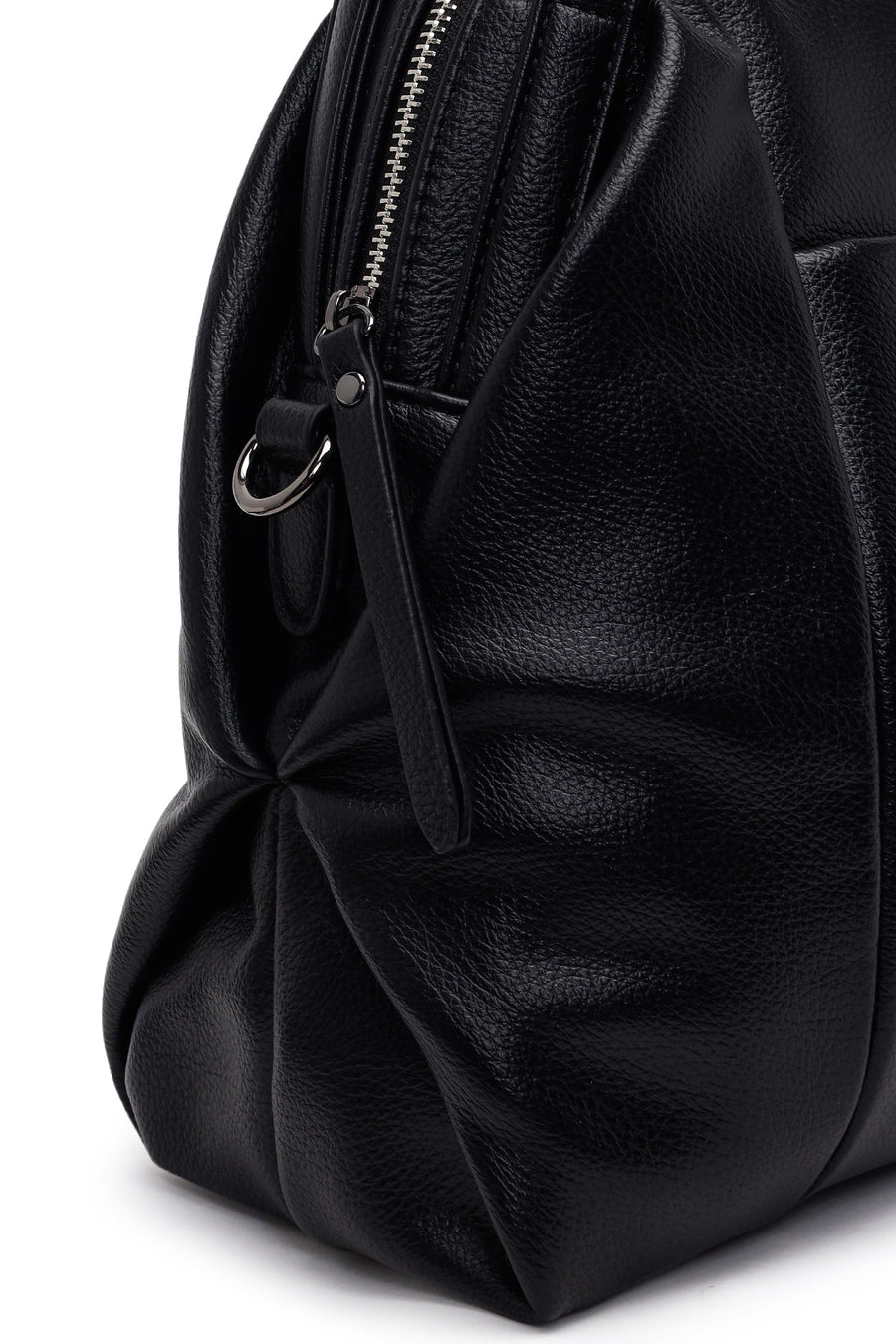 Woman Black Long-Strap Shoulder Bag