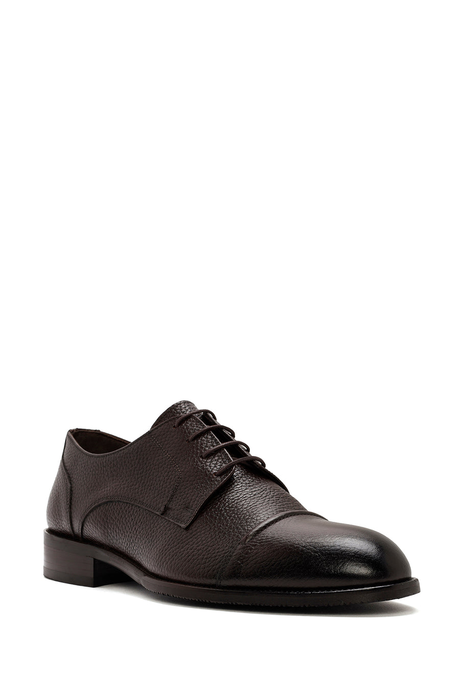 Men's Brown Laced Leather Classic Shoes