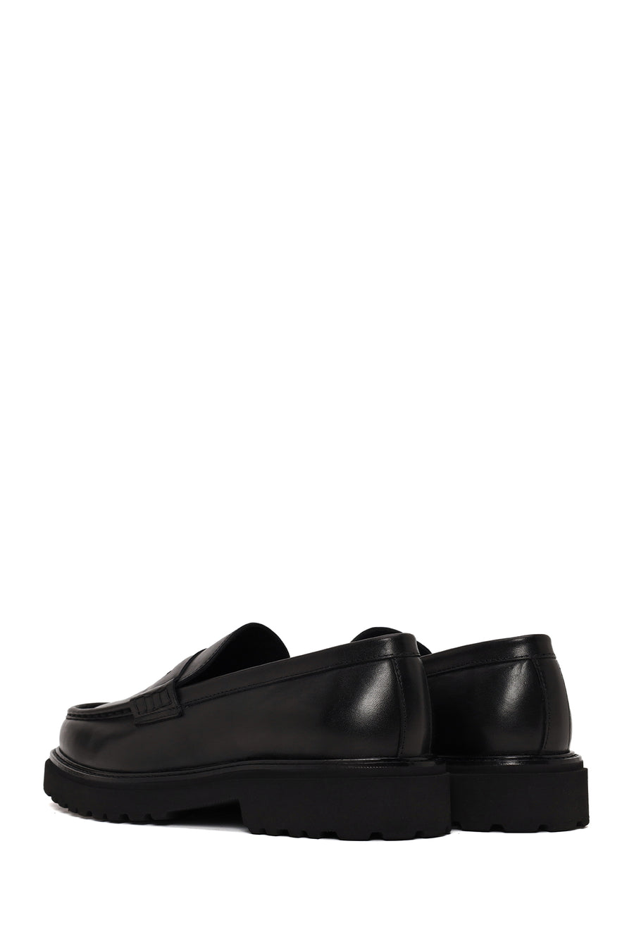 Erkek Siyah Deri Casual Loafer