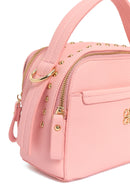 Women's Powder Pink Studded Crossbody Bag | Derimod