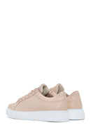 Women's Powder Lace-Up Leather Sneaker | Derimod
