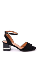 Women's Suede Heeled Shoes | Derimod