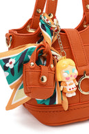 Woman Orange Long-Strap Mini Shoulder Bag | Derimod