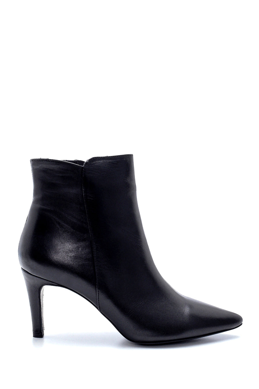 Women's Leather Thin Heeled Boots 20WFD139118 | Derimod