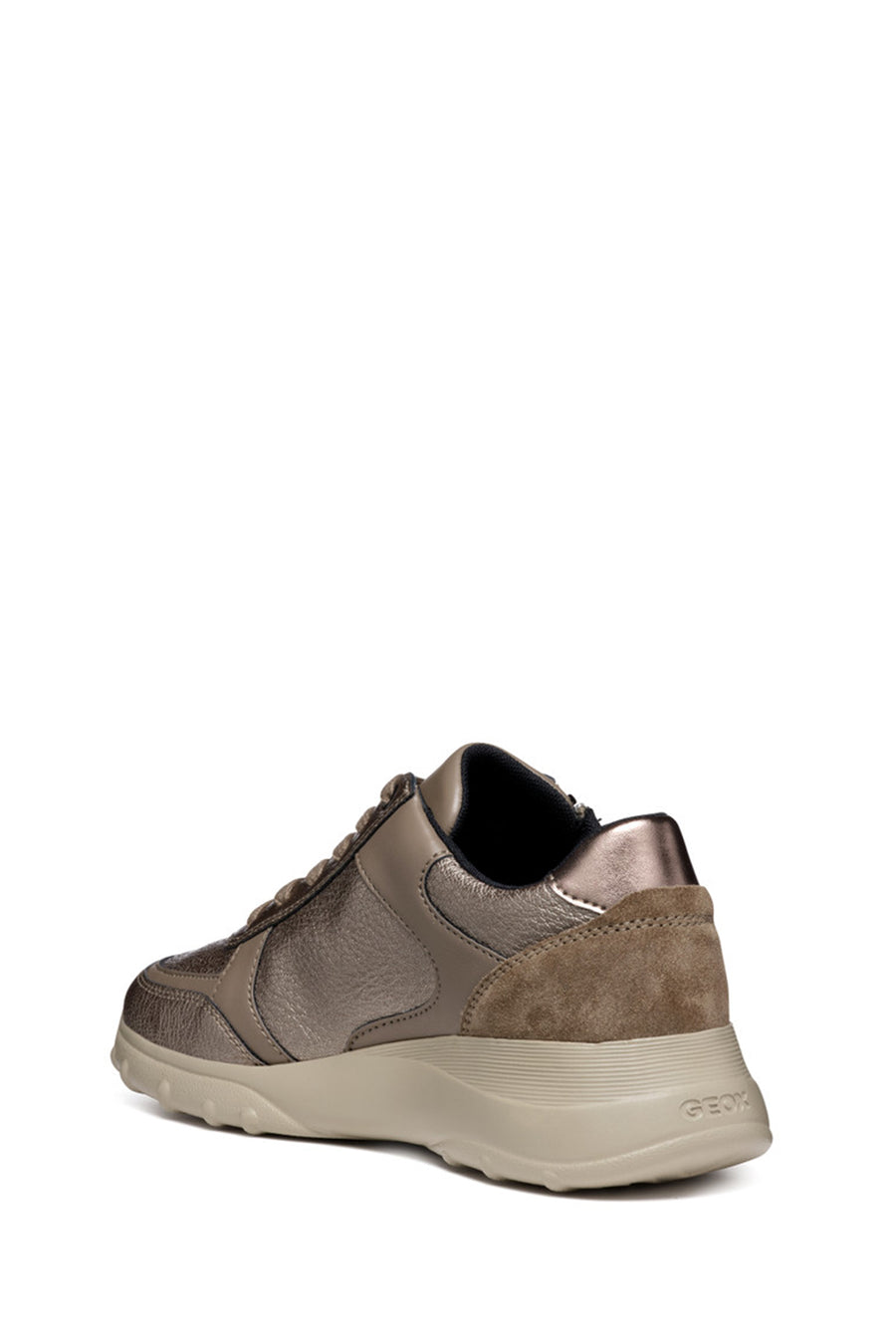 
Women Women Mink Spherica Lace-Up Thick Sole Leather Sneaker
