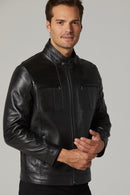 Jeff Men's Leather Jacket | Derimod