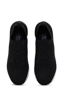 Women's Black Stone Sneaker | Derimod