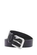 Men's Black Leather Belt | Derimod
