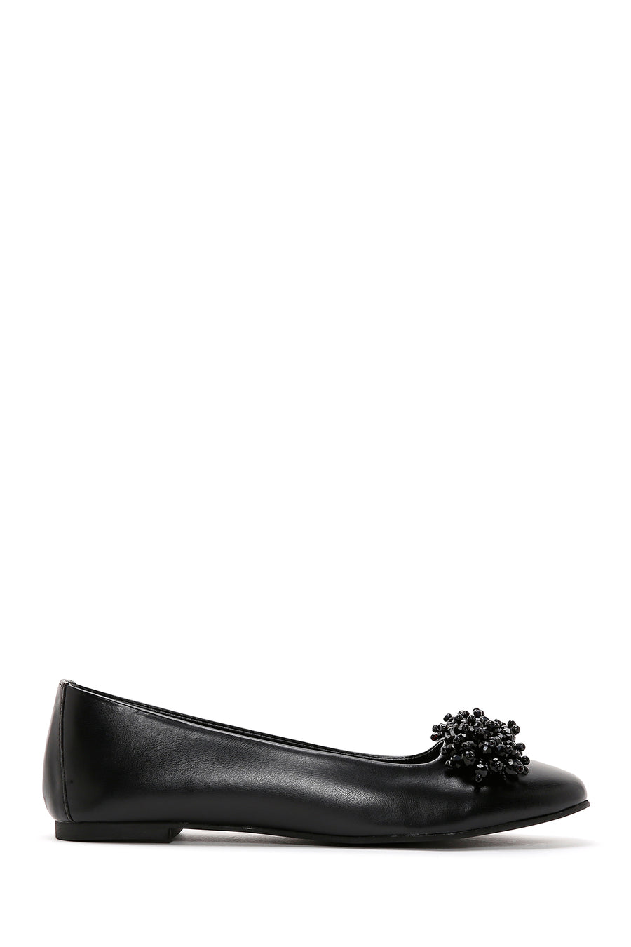 Women's Black Stone Ballet Ballet 25SFE400218 | Derimod