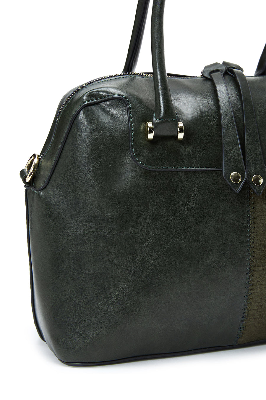 Women's Green Classic Shoulder Bag