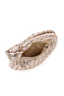 Women's Gold Knitted Shoulder Bag | Derimod