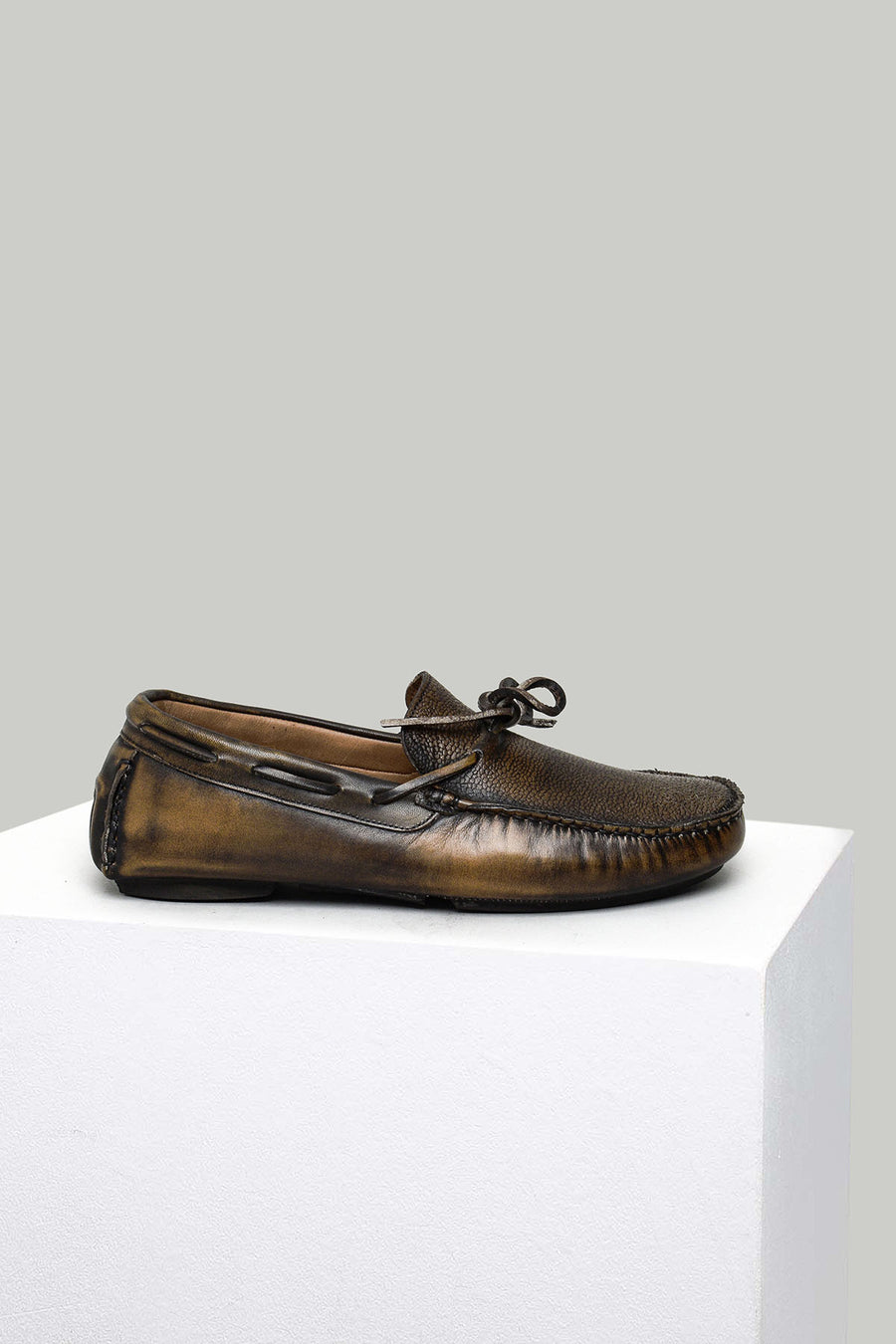 Tan Men's Leather Loafer