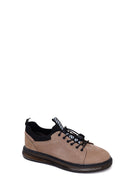 Male Mink Lace-Up Suede Casual Sneaker | Derimod