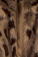 Nevada Woman Brown Oversize Fur Teddy Coats | Derimod