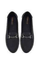 Kadın Siyah Tokalı Loafer | Derimod