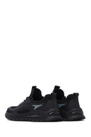 Derimod Zero Men's Black Lace Up Fabric Sneaker | Derimod