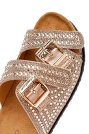 Women's Gold Stone Slippers | Derimod