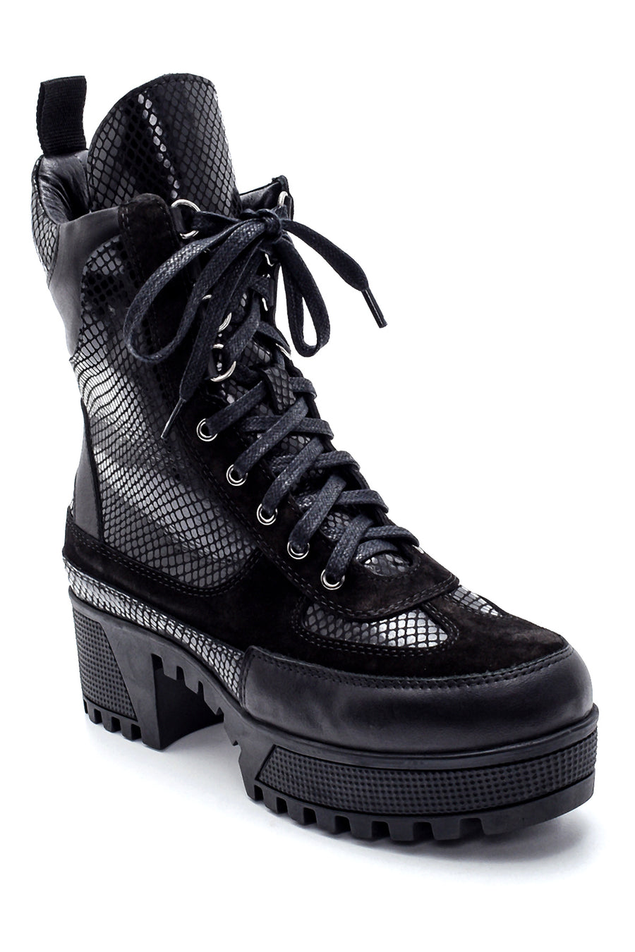 Women's Leather Heeled Boots