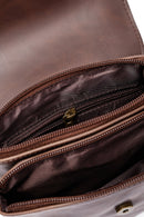 Men's Brown Messenger Bag | Derimod