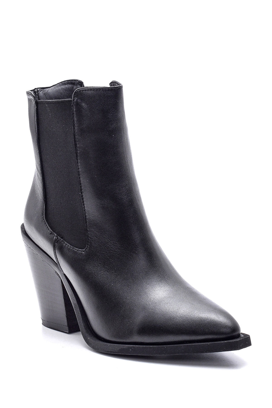 Women's Heeled Leather Boots