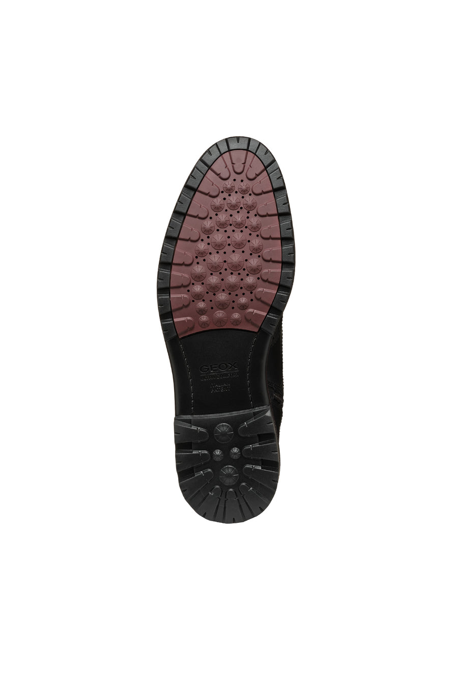 Geox Men's Black Walk Pleasure C Lace-Up Leather Boots