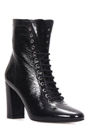 Women's Heeled Patent Leather Boots | Derimod