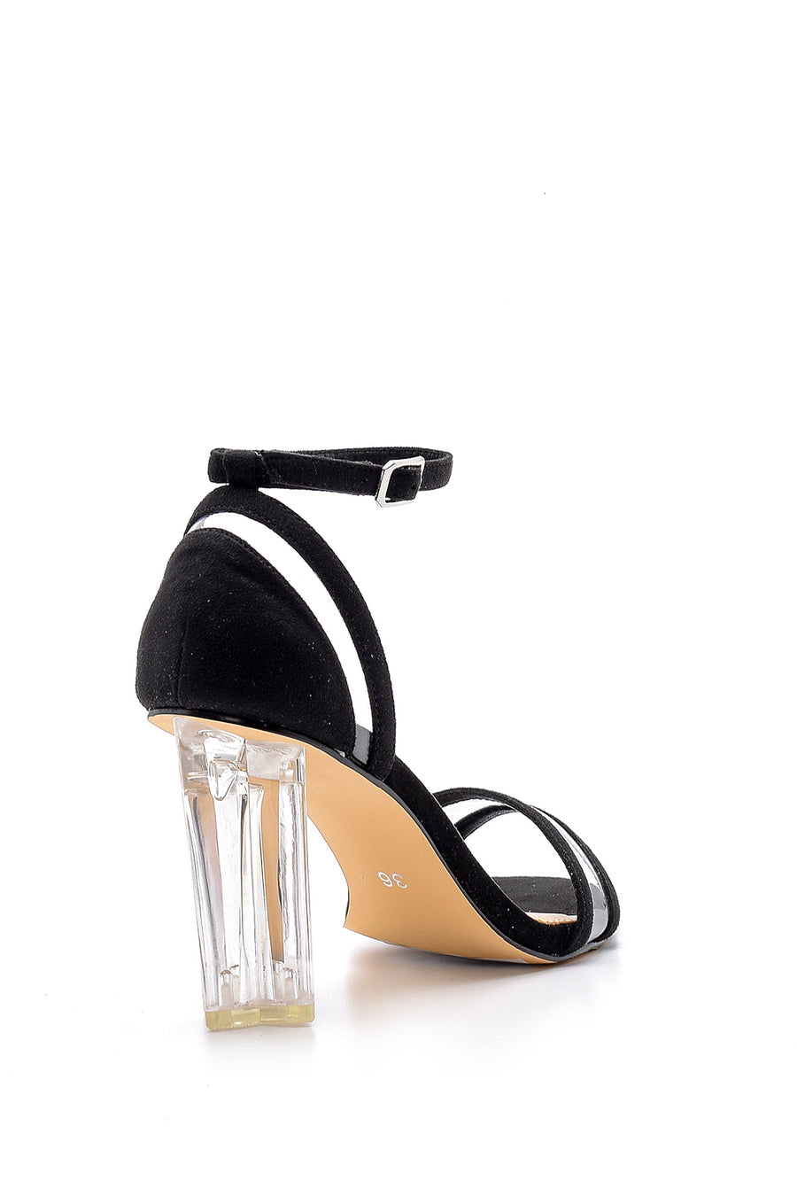 Women's Transparent Heeled Sandals