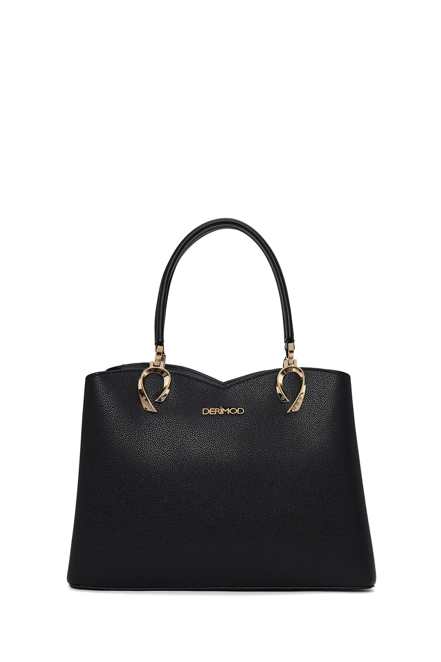 Woman Black Long-Strap Shoulder Bag