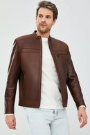 Henry Men's Leather Jacket | Derimod