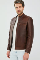 Henry Men's Leather Jacket | Derimod