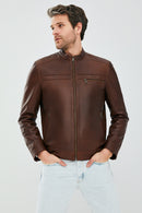 Henry Men's Leather Jacket | Derimod