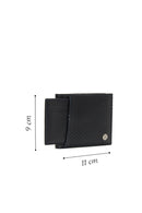 Men's Navy Blue Leather Wallet | Derimod