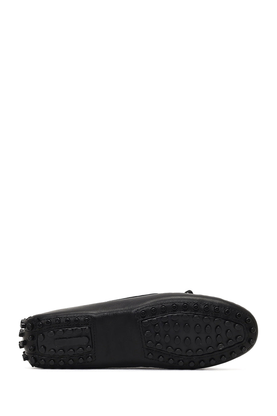 Women's Black Leather Loafer