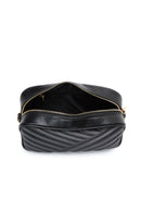 Women's Black Quilted Crossbody Bag | Derimod
